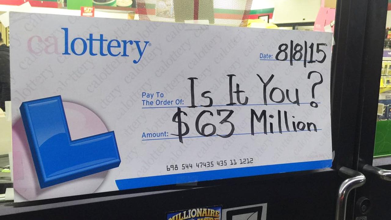 $63 million Californian Lottery winner remains a mystery