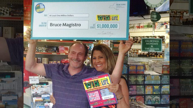 Father wins lottery jackpot a second time 