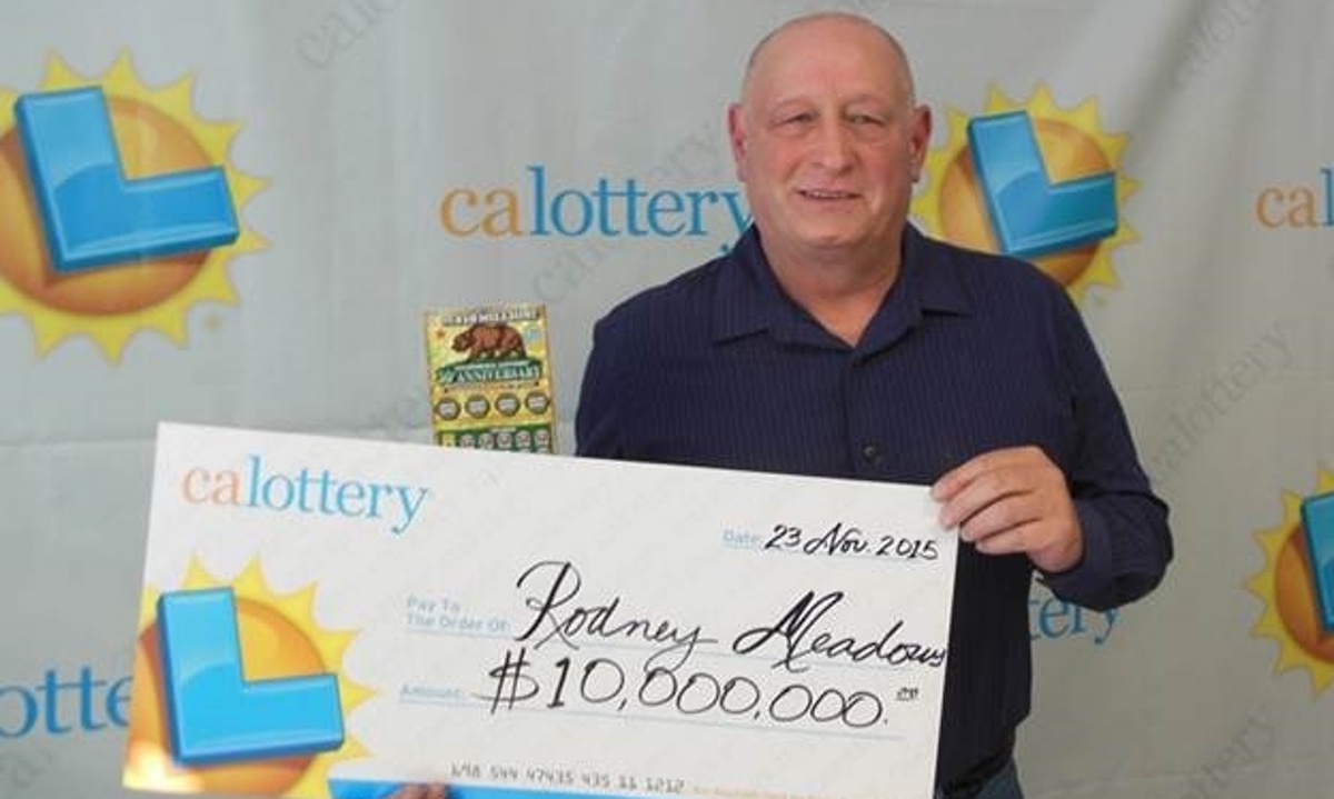 Californian lottery scratchcard winner gets $10 million prize