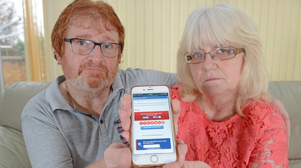 UK couple forgets to check their online lottery ticket purchase and lose £35 million