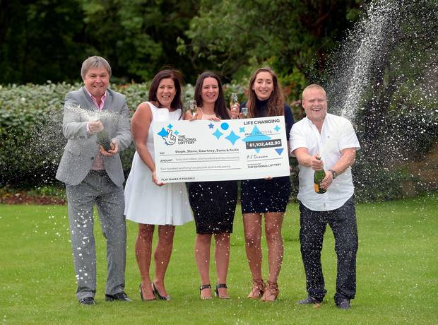Lucky family win huge EuroMillions Jackpot