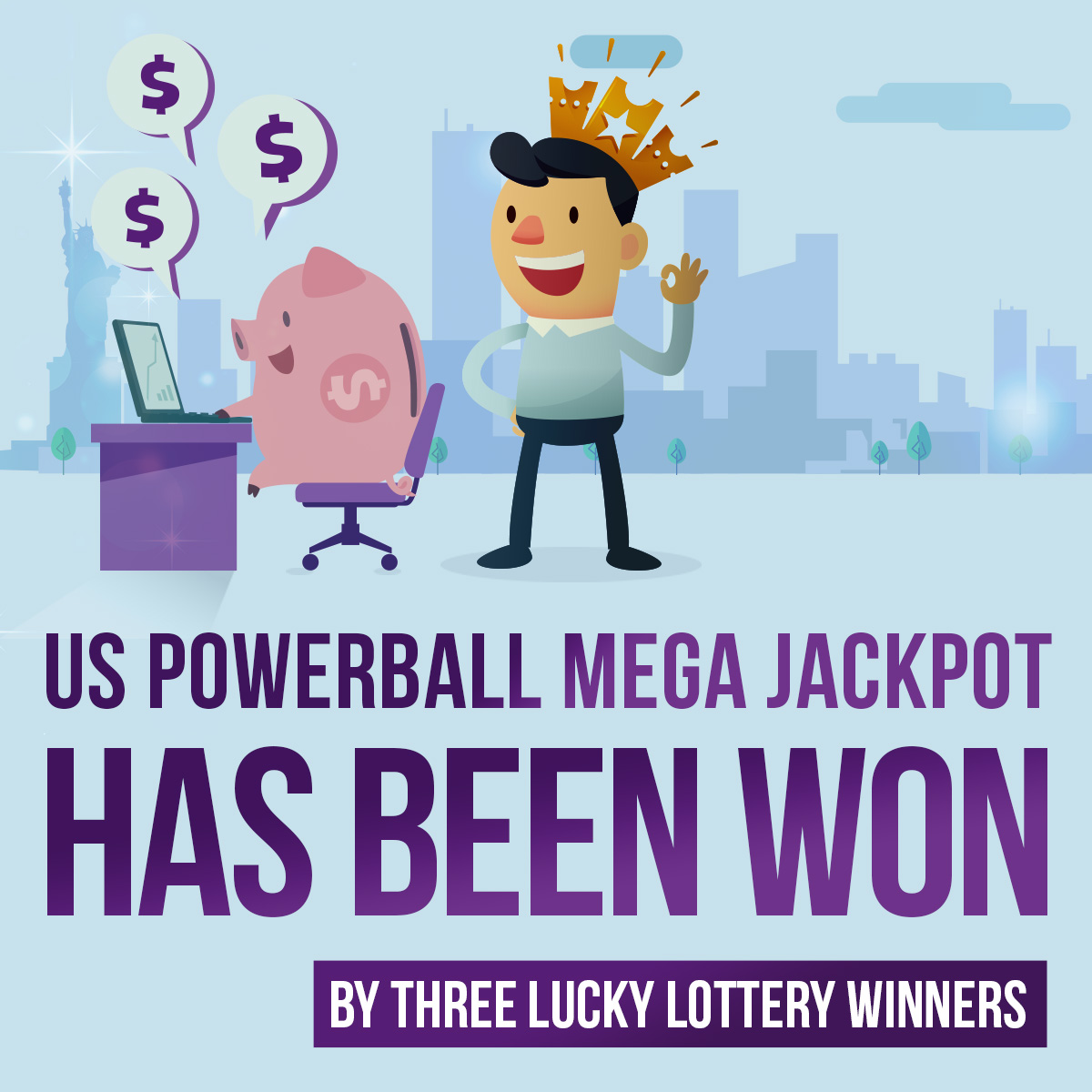 3 people in America win the $1.5 billion US Powerball lottery