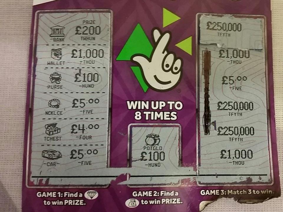 Man attempts (and fails) to trick UK Lottery with fake £250,000 lottery win