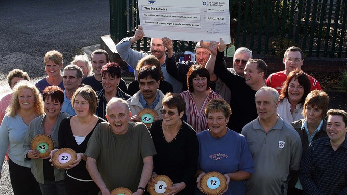 Syndicate of pie makers in the UK win the EuroMillions lottery for the second time